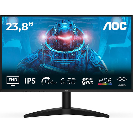 AOC Computer Monitor 60.5 Cm (23.8'') 1920 x 1080 Pixels Full Hd Led Black - (24B36X)