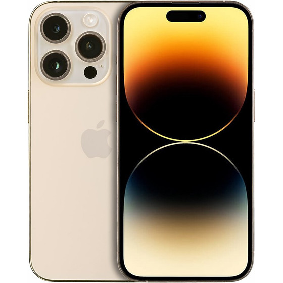 Apple Iphone 14 Pro 17 Cm (6.7'') Dual Sim Ios 16 5G 128 Gb Gold Remade / Refurbished - (2BN-IP-14-PRO-128/GLD_RM)
