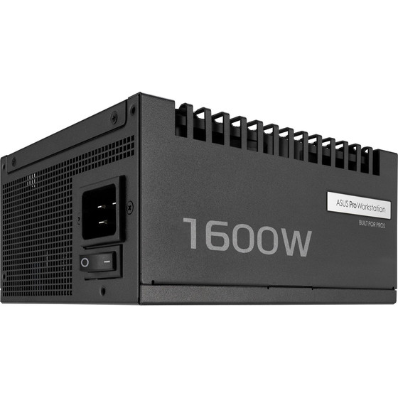 Asus Pro Ws 1600W Platinum Power Supply Unit 20+4 Pin Atx Atx Black - (90YE00Z2-B0NA00)