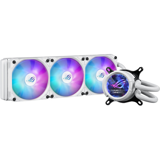 Asus Rog Strix Lc Iii 360 Argb White Edition Processor All-in-One Liquid Cooler 12 Cm - (90RC00W2-M0UAY0)