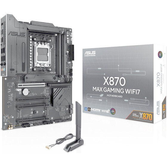 Asus X870 Max Gaming WIFI7 Amd X870 Socket AM5 Atx - (90MB1LY0-M0EAY0)