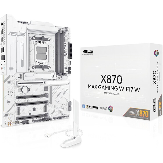 Asus X870 Max Gaming WIFI7 W Amd X870 Socket AM5 Atx - (90MB1LZ0-M0EAY0)