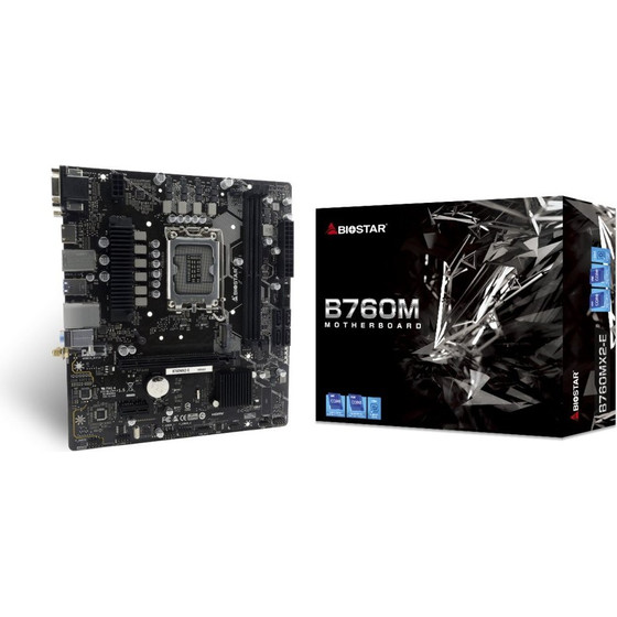 Biostar B760MX2-E D4 Motherboard Intel B760 Lga 1700 Micro Atx - (B760MX2E)