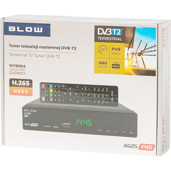 Blow DVB-T2 Decoder 4625FHd H.265 H.265 V2 Tuner - (77-048#)
