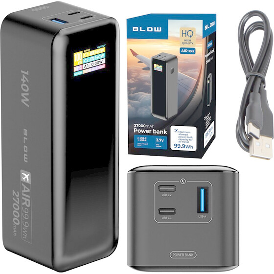 Blow Power Bank 27000mAh Pd 140W AIR99.9 Lcd - (81-155#)