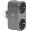 Blow Tuya WiFi-Controlled Double Smart socket, Black - (72-078#)