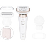 Braun Silk-Epil 9 Flex 3D 40 Tweezers Rose, White - (9-360)