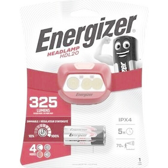Energizer Flashlight Headlight HDL20 3AAa 325 Lm - (444282)