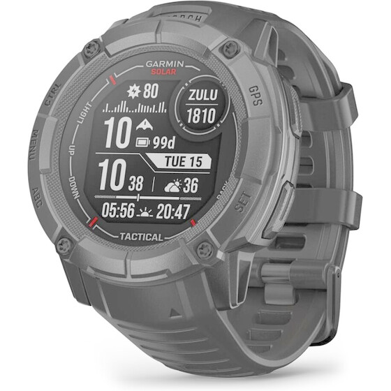 Garmin Instinct 2X Solar Tactical Edition 2.79 Cm (1.1'') Mip 50 Mm Digital 176 x 176 Pixels Touchscreen Black Gps (satellite) - (010-02805-03)