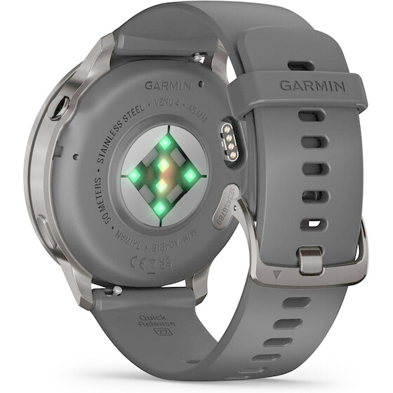Garmin Venu 4 3.56 Cm (1.4'') Amoled 45 Mm Digital 454 x 454 Pixels Touchscreen Black Wi-Fi Gps (satellite) - (010-03014-00)