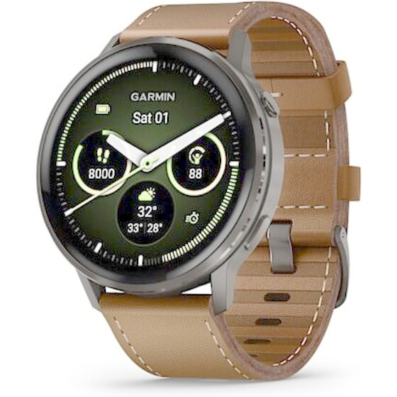 Garmin Venu 4 3.56 Cm (1.4'') Amoled 45 Mm Digital 454 x 454 Pixels Touchscreen Black Wi-Fi Gps (satellite) - (010-03014-03)