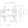 Gembird Tv mount/Stand 106.7 Cm (42'') Black - (WM-42T-02)