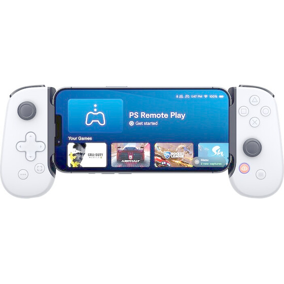Backbone One For Iphone Playstation Edition White Lightning Gamepad PC, Playstation, Ios OEM - (860003568200)