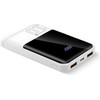 EVERACTIVE Powerbank 10 000mAh, 2x USB, 1x USB-C 22,5W, QC4+, Lcd screen, White - (EB-10Q)