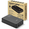 EVERACTIVE Powerbank 20 000mAh, 1x USB, 2x USB-C, 20W, QC4+, Lcd screen, Black - (EB-22QB)