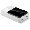 EVERACTIVE Powerbank 20 000mAh, 2x USB, 1x USB-C 22,5W, QC4+, Lcd screen, White - (EB-20Q)