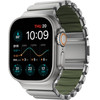 Nomad Stratos Band Natural Titanium Forest Green Fkm Aw 45/46/49mm - (NM009568858)