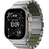 Nomad Stratos Band Natural Titanium Forest Green Fkm Aw 45/46/49mm - (NM009568858)