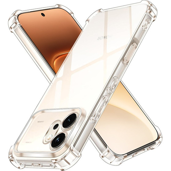 Techsuit - Shockproof Clear Silicone - Honor 600 - Clear