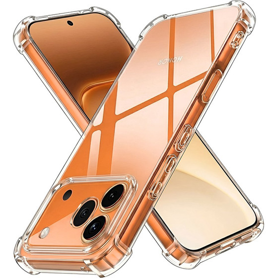 Techsuit - Shockproof Clear Silicone - Honor 600 Pro - Clear