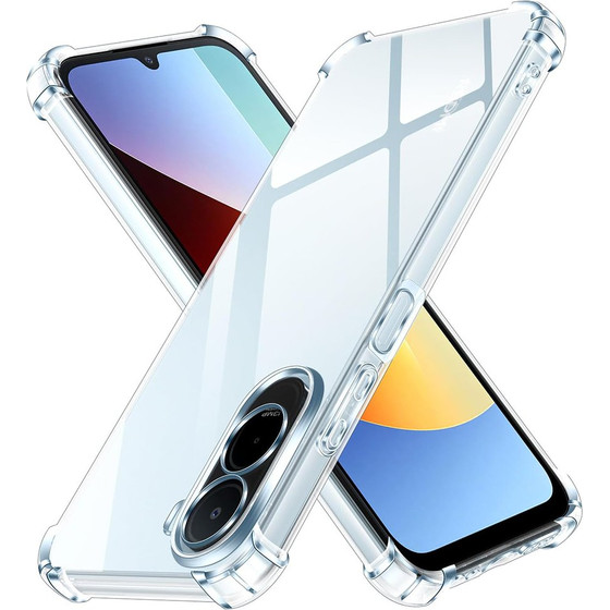 Techsuit - Shockproof Clear Silicone - Xiaomi Redmi A7 Pro 4G - Clear