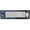 MediaRange Wireless Keyboard And Mouse Set, Qwerty (GR), Function Keys, 3-Button Mouse,1.200 dpi, Symmetrical, Dongle, White - (MROS278-GR)