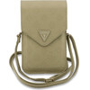 Guess - Universal Wallet Grained Peony Triangle - Adjustable Strap, Eco-Leather, Two Layer - Beige - (GUCWB2PGPOTRE)