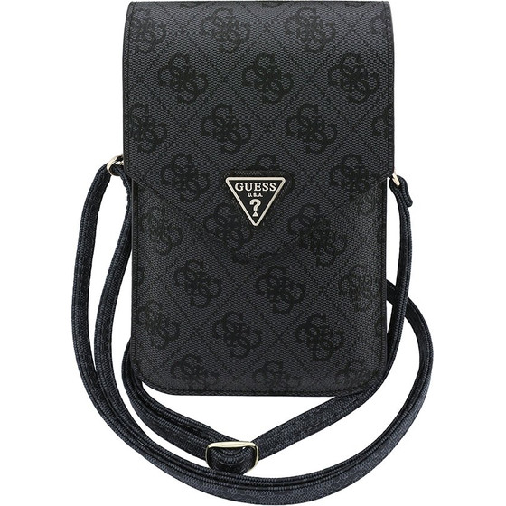 Guess - Universal Wallet Triangle 4G - Adjustable Strap, Eco-Leather, Two Layer - Black - (GUCWB2P4BLTRK)
