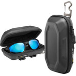 Spigen - Sunglass Case Lock Fit LF520 - Universal, With Zipper, Built-In Metal Clip And Bottle Opener - Black - (ACS09444)
