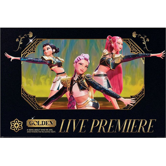 Pyramid (Golden LIVE) Maxi Poster K-Pop Demon HUNTERS