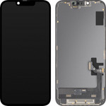 MP Lcd Display Module For Apple Iphone 16e, Soft Oled Fhd 120Hz Ic Movable Version, Aftermarket, Black