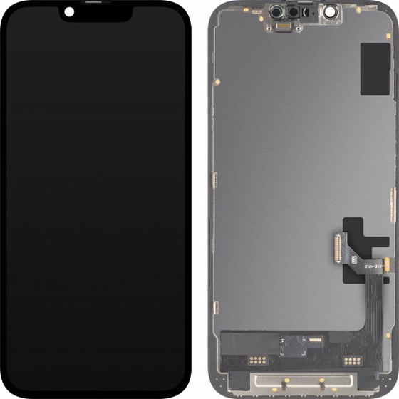 MP Lcd Display Module For Apple Iphone 16e, Soft Oled Fhd 120Hz Ic Movable Version, Aftermarket, Black