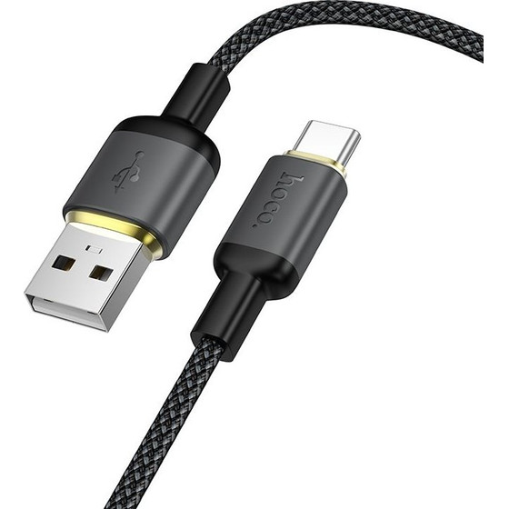Cable Usb A To Usb C Hoco 3A 1 m X128 Benefit black
