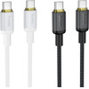 Cable Usb C To Usb C Hoco 3A 60W 1 m X128 Benefit black