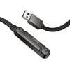 Cable With Bracket Usb A To Usb C 3A Hoco 1,2 m U150 Exquisite black
