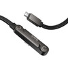 Cable With Bracket Usb C To Usb C Pd 60W Hoco 1,2 m U150 Exquisite black