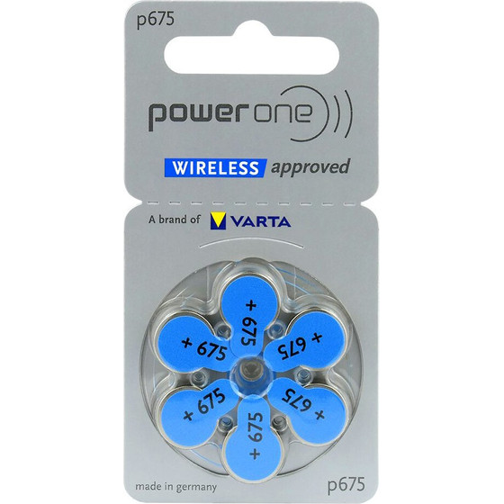 Varta Power One ��������� ���������� ��������� PR675/PR44/ZA675 1.45V 650mAh 6/BLISTER