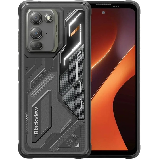 BlackView OCTA-Core Rugged Phone 6.78' (12GB+256GB) Nfc Android 16 Phantom Black - (FORT200-12256-B)