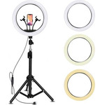 Led Selfie Light 36cm (Three white) + Tripod Stand 200cm OEM