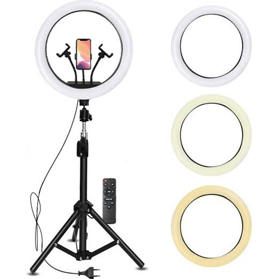 Led Selfie Light 45cm (Three white) + Tripod Stand 200cm OEM