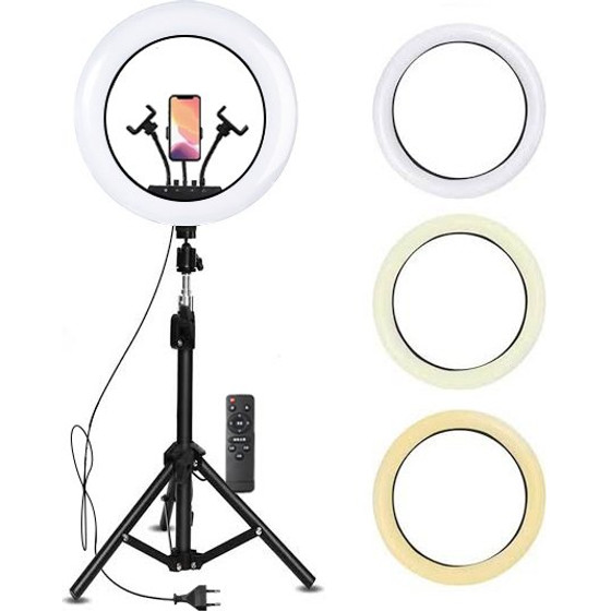 Led Selfie Light 56cm (Three white) + Tripod Stand 200cm OEM