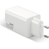 EVERACTIVE Charger Gan 1 x USB, 2 x USB-C Quick Charge 4+ 65W White - (SC-655Q)