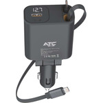 ATC ��������� ����������� 45W USB-A & Type-C �� ������������� ������� Lightning & Type-C - (ATC-CA16)