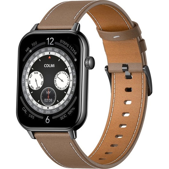 COLMI C28 Smartwatch - ����� + ���� ��������� ������� - (C28-Brown leather)