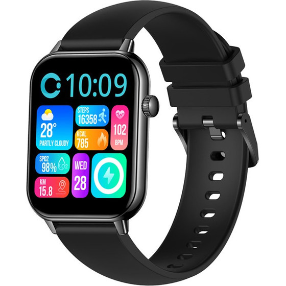 COLMI C28 Smartwatch - ����� - (C28-Black silicone)