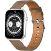 COLMI Smartwatch C28 - ����� + ���� ��������� ������� - (C28-silver/brown)