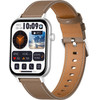 COLMI Smartwatch C28 - ����� + ���� ��������� ������� - (C28-silver/brown)