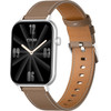 COLMI Smartwatch C28 - ����� + ���� ��������� ������� - (C28-silver/brown)