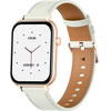 COLMI Smartwatch C28 �� ����� ����� �� ����� ��������� ������� - (C28-White leather)