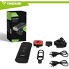 Trizand Led Bike Light 1300lm + Rear Lamp - (19107-0)